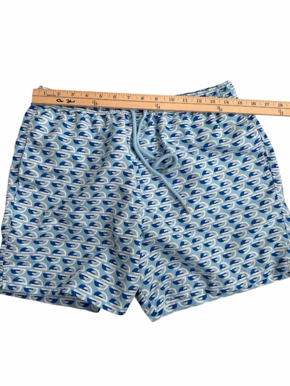 Meriggi Patterned Swim Trunks - Picture 7 of 7
